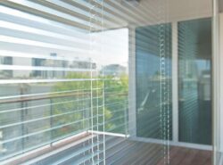integral blind in a window