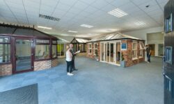the large and comprehensive eden windows showroom in kent