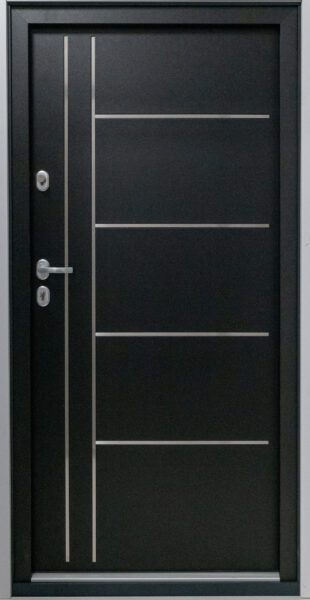 gerda front doors showing thermo premium model in modern grey design
